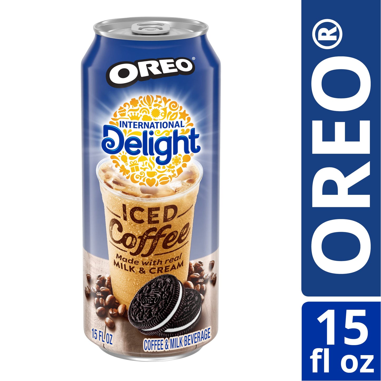 International Delight Iced Coffee, Oreo Cookie, 15 Fl Oz, Pack Of 12