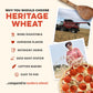 Sunrise Flour Mill USDA Organic Heritage Pizza Flour - 5 lbs | Milled from Hard Red Wheat | Easier to Digest with Less Bloating | No Bleaching or Bromating | Zero Additives