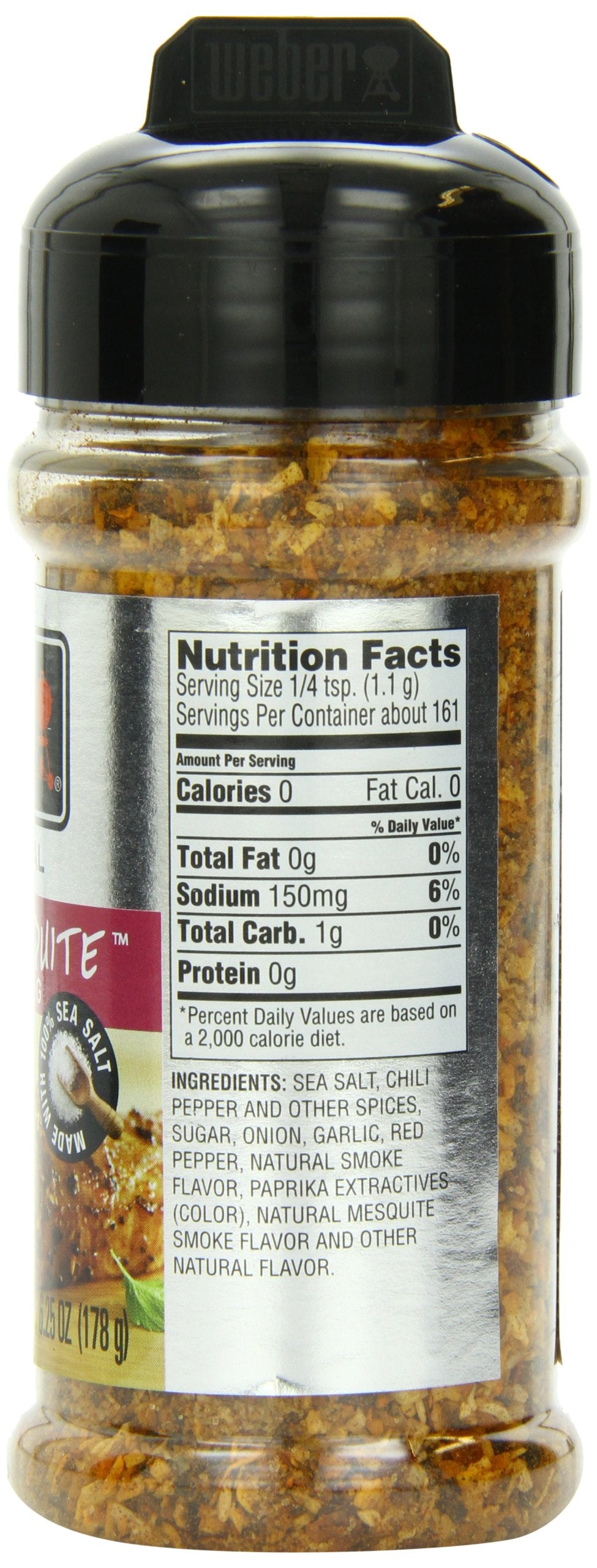 Weber Grill Seasoning Smoky Mesquite, 6-Ounces (Pack Of4)