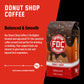 Fire Department Coffee - Gives Back To Firefighters - Sweet & Smooth Donut Shop Ground Coffee - Medium Roast - Roasted In The Us