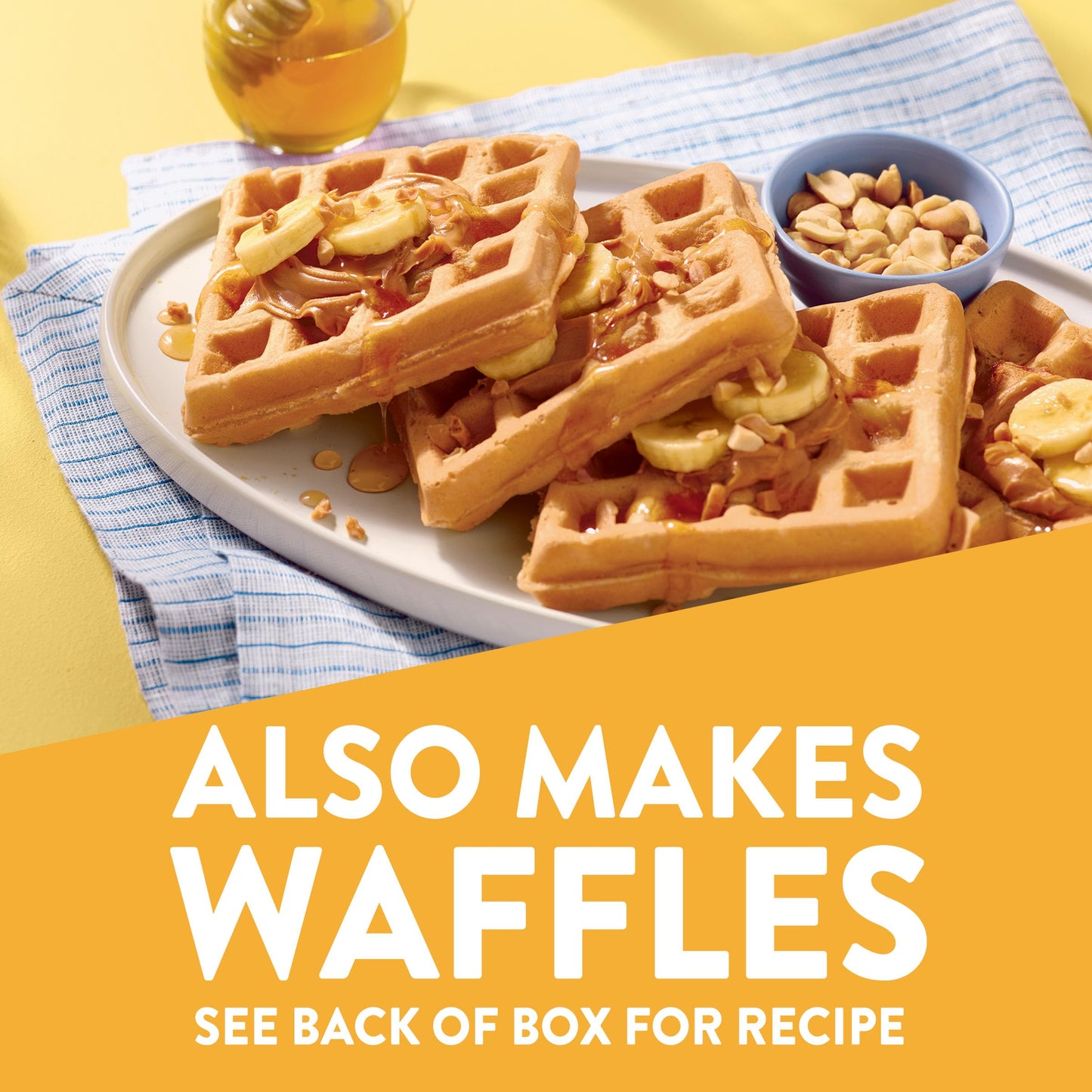 Krusteaz Heart Healthy Buttermilk Pancake and Waffle Mix  Light & Fluffy  25.2 oz Boxes (Pack of 8)