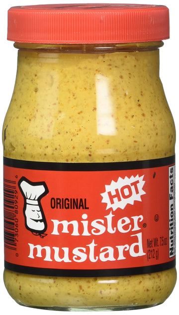 Mr. Mustard Mustard Hot, 7.5 Ounce (Pack Of 1)