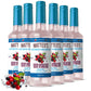 Matteos Sugar-Free Electrolyte Drink - Berry Flavor, 25.4 Fl Oz, 6-Pack, Ideal for Hydration and Endurance during Workouts and Heat