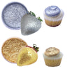 Edible Glitter disco dust for cake decoration, use on Cakepop, cake accents, cookies, strawberry chocolate covered SILVER and GO