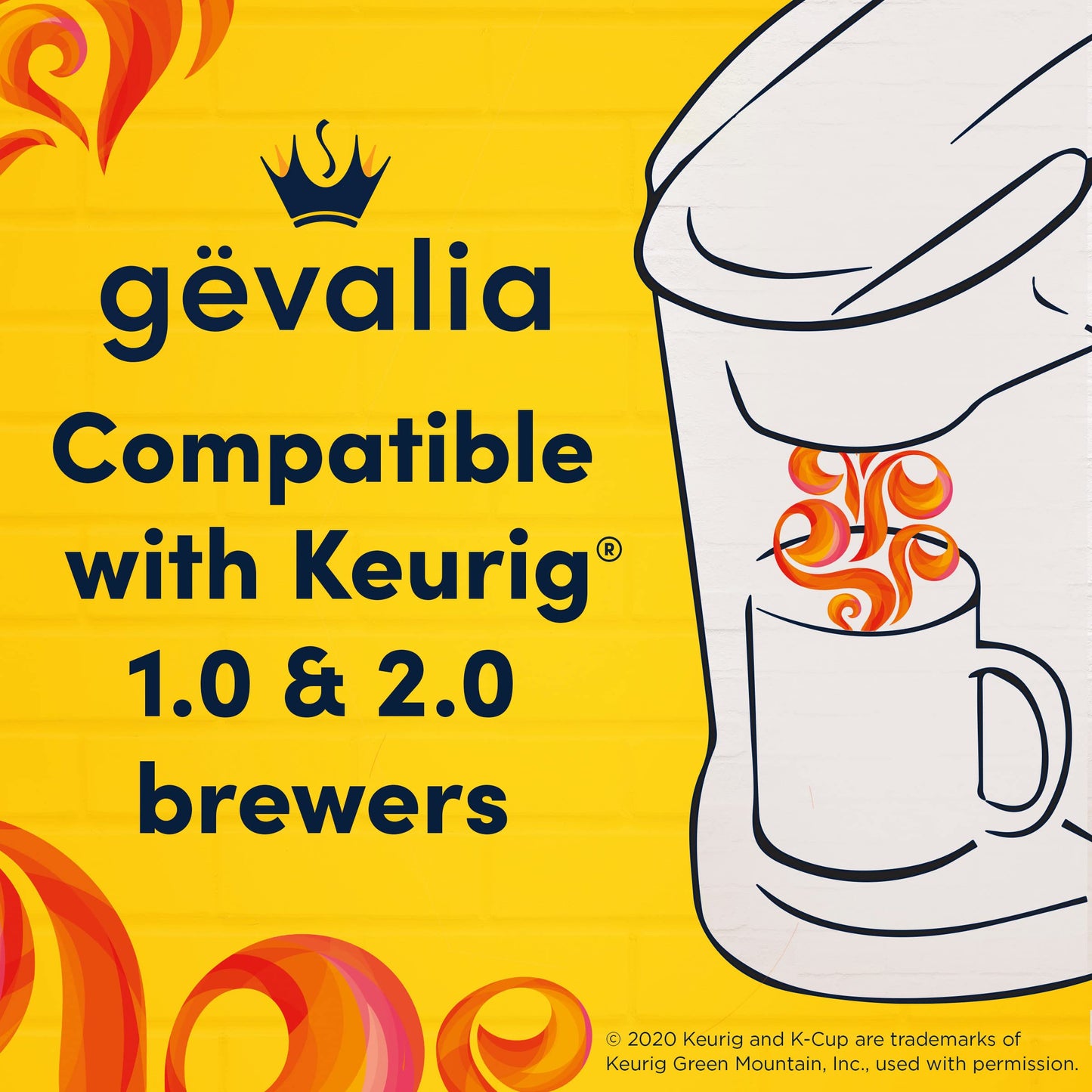 Gevalia Signature Blend Mild Light Roast K-Cup Coffee Pods (84 Ct Box)