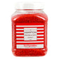 Red Sprinkles Jimmies 1.98 Pounds Container, Sprinkles For Cake Decorating, Cake Sprinkles, Sprinkles For Baking, Ice Cream & Mo