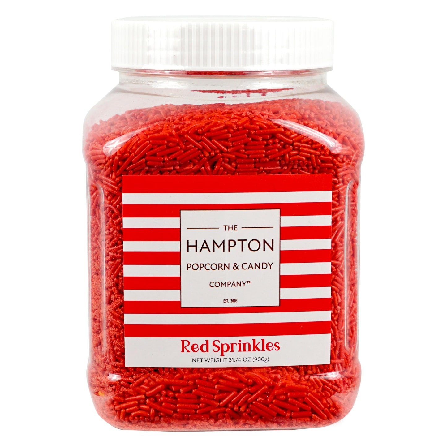 Red Sprinkles Jimmies 1.98 Pounds Container, Sprinkles For Cake Decorating, Cake Sprinkles, Sprinkles For Baking, Ice Cream & Mo