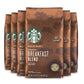 Starbucks Ground Coffee, Breakfast Blend, 100% Arabica, 6 Bags (20 oz. each)