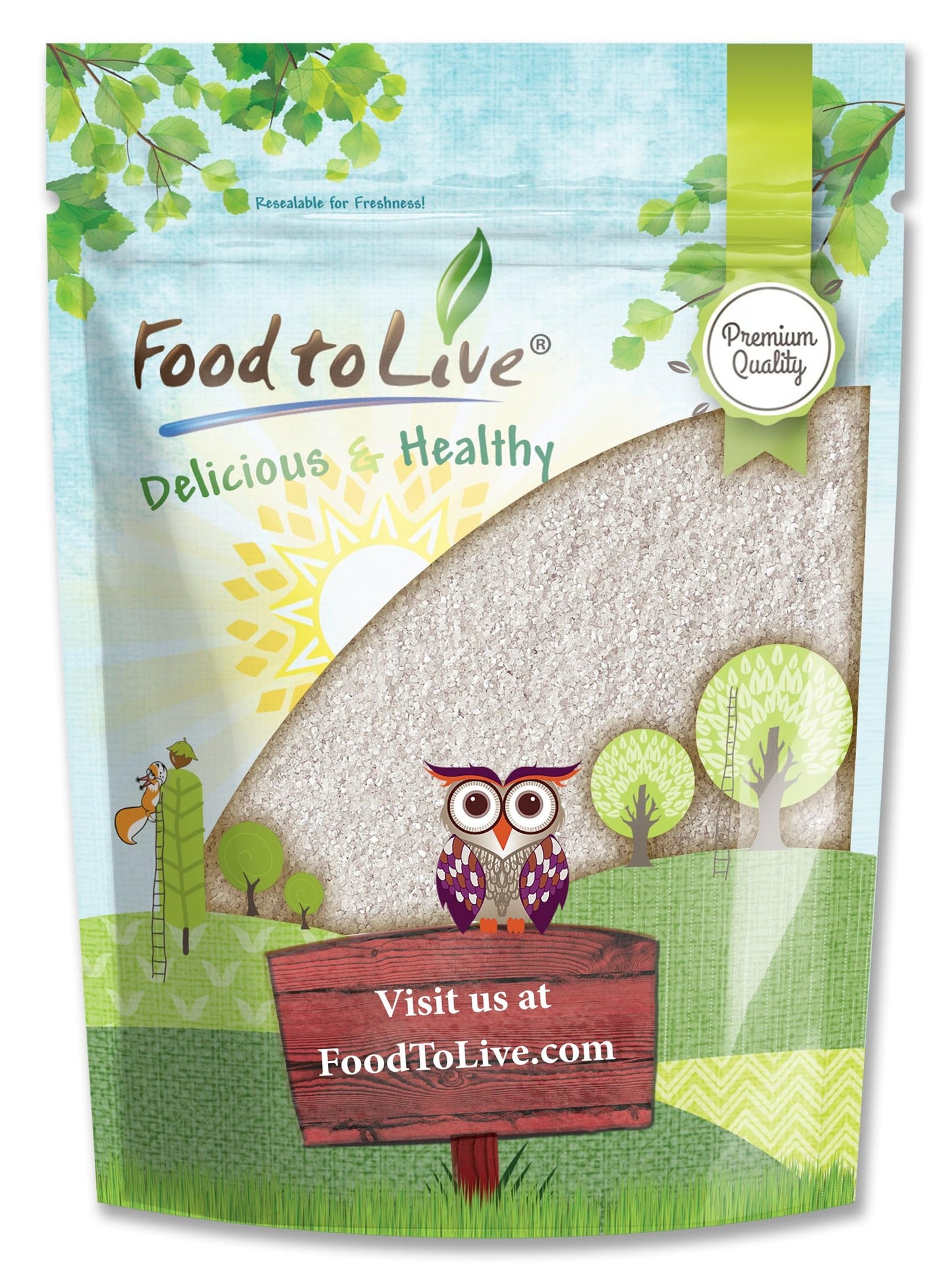 Food to Live Gluten Free Organic White Polenta, Non-GMO Cornmeal, 40 Ounce