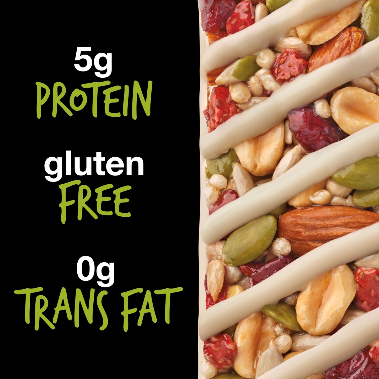 KIND Seeds Fruit & Nuts Snack Bar, Strawberry Sunflower Seed | 5g Protein, High Fiber, Gluten Free Bars, 1.4 OZ, 12 Count