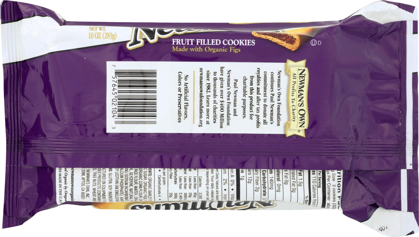 Newmans Own Fig Newmans Cookies, 10 Ounce, 1 Count, Organic Snack