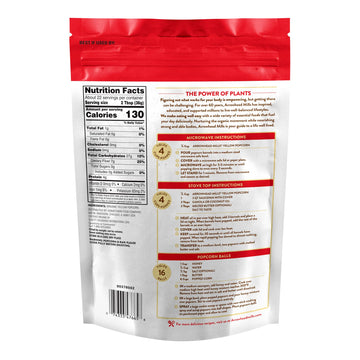 Arrowhead Mills Organic Yellow Popcorn, 28 Oz - Pack Of 2