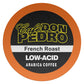 Cafe Don Pedro French Roast Coffee Pods, Dark Roast 100% Arabica, Compatible with Keurig, 72 Count
