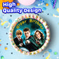 7.5 Inch Edible Cake Toppers - Harry Potter, Hermione & Ron Themed Birthday Party Collection Of Edible Cake Decorations