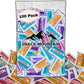 Snack Mountain Smarties Tart Candy - 100 Pack Individually Wrapped Pinata Stuffer, Candy Bulk, Fruity Treat for Office Bowls, Pa