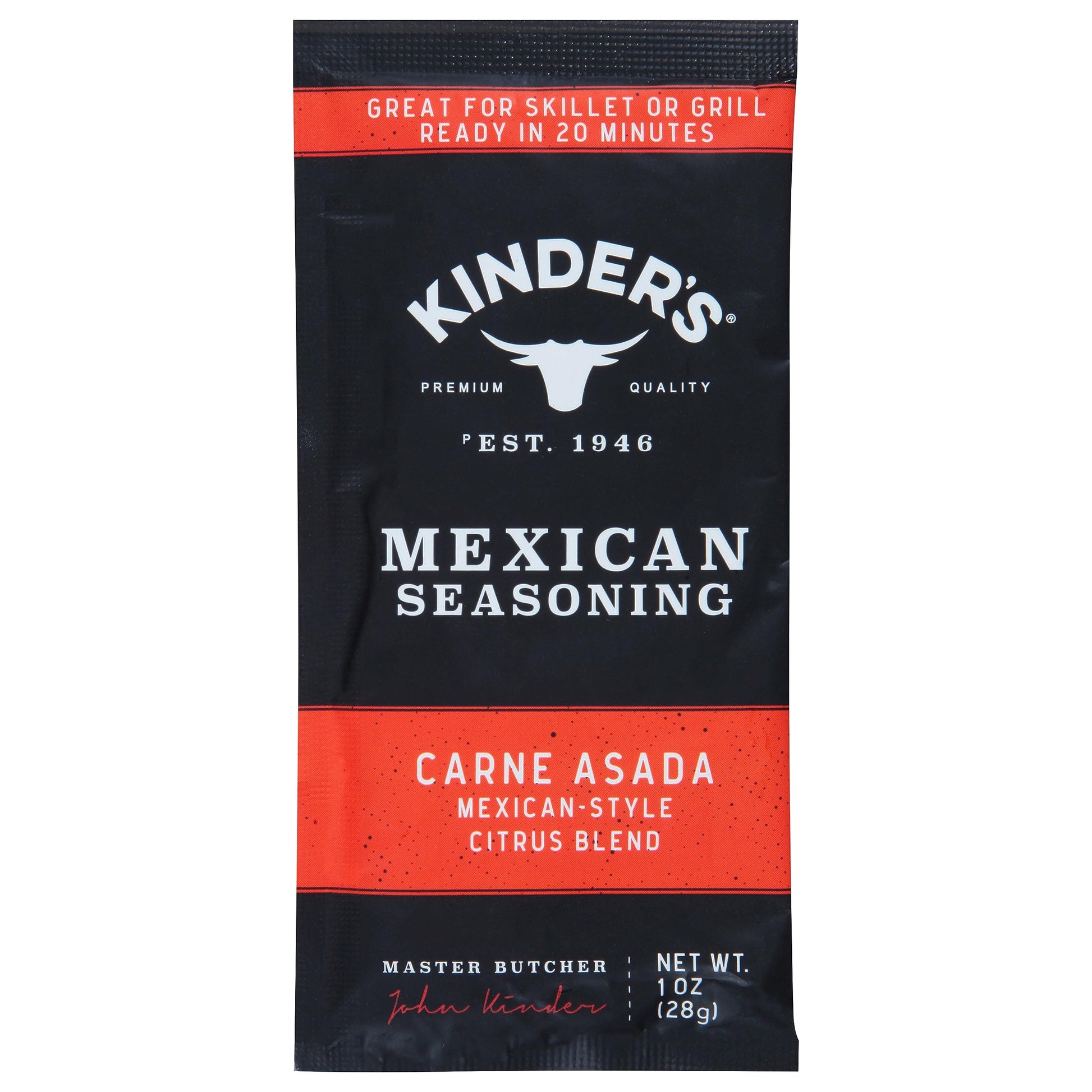 Kinders, Carne Asada Mexican Seasoning, 1 Ounce