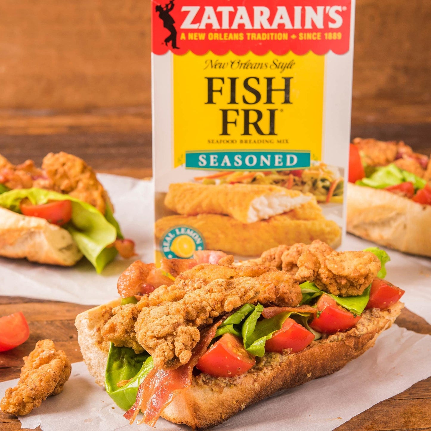 Zatarains Seasoned Fish Fri Seafood Breading Mix, 12 oz