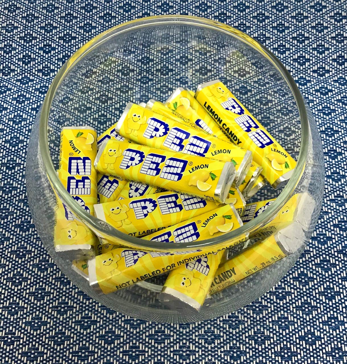V RIVER FINN Pez Candy Refill Rolls, 25 Count, Choose Your Favorite Flavor (Lemon)