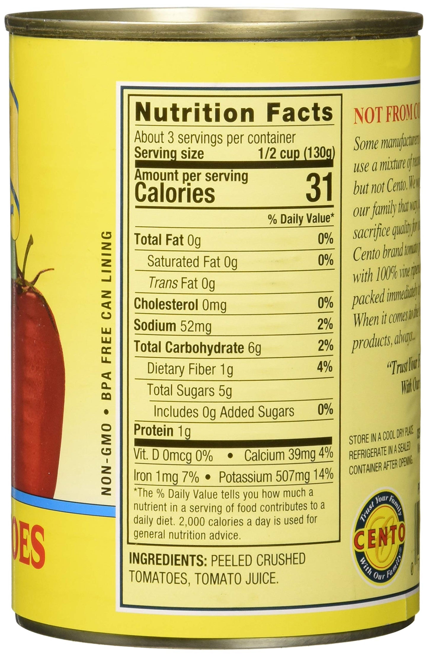Cento Crushed Tomatoes, 14.5 Ounce (Pack Of 12)