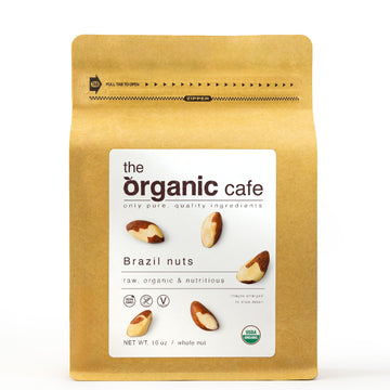TOC Organic Brazil Nuts 1-lb (16oz) Premium | Whole, Raw, Unsalted, Non-GMO, Vegan, Kosher