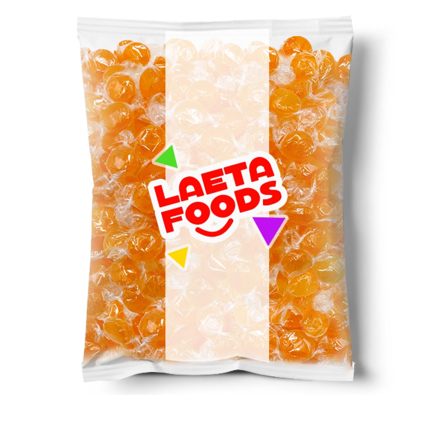 Arcor Sugar-Free Butterscotch Hard Candy | 1 Pound Bag - Approx. 75 Pieces | Individually Wrapped
