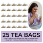 BREWIX Lavender Mint Herbal Tea, Caffeine Free, 25 Pyramid Bags