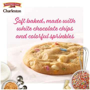 Pepperidge Farm Charleston Birthday Cake Cookies, 8 Soft Baked Cookies, 8.6 Oz. Bag