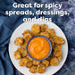 HELLMANNS Spicy Mayonnaise, 1 Gallon Jar, Made with 100% Cage Free Eggs, Gluten Free, Vegetarian, Kosher, 128 oz