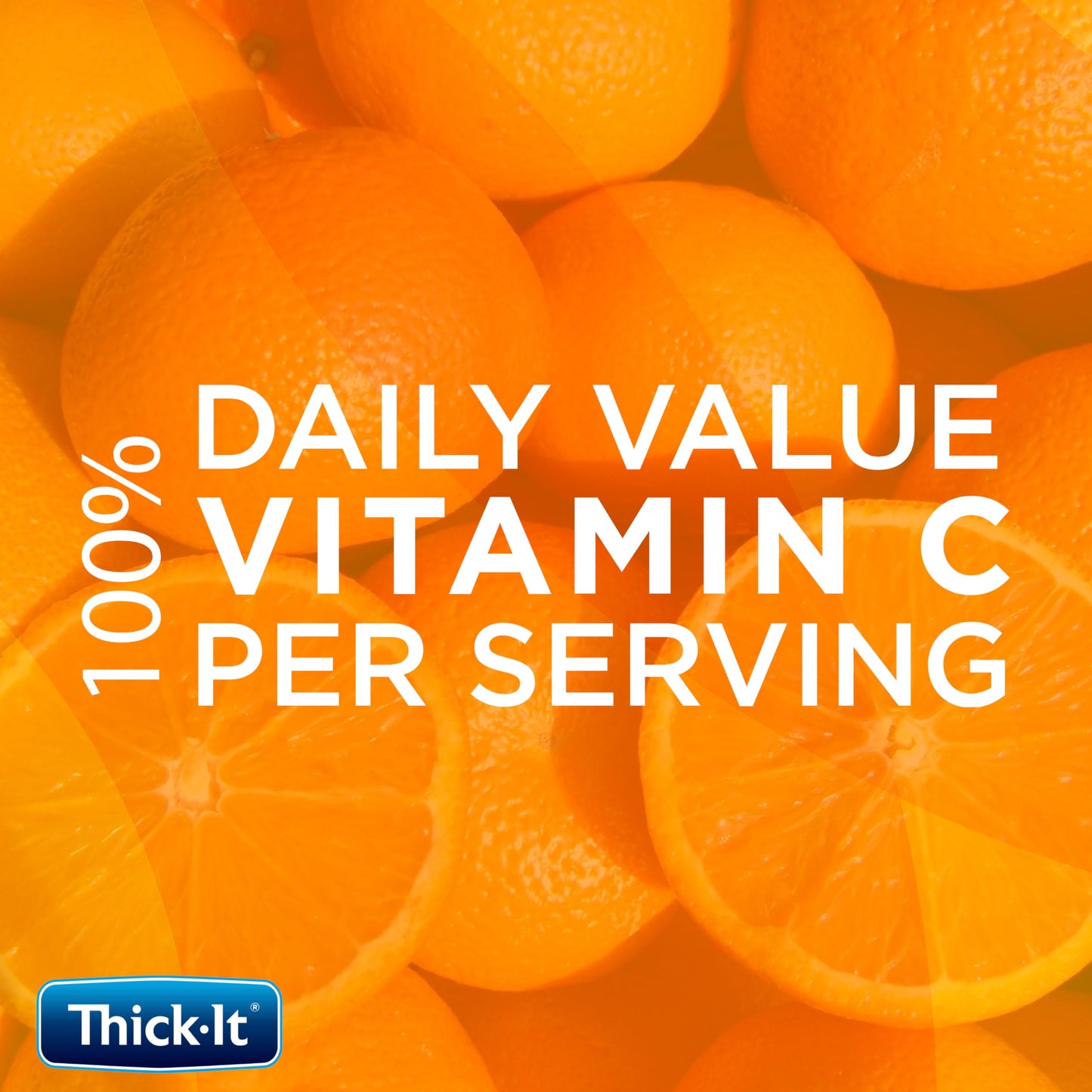 Thick-It Clear Advantage Thickened Orange Juice Blend - Mildly Thick/Nectar, 8 Oz Bottle (Pack Of 24) (B476-L9044)