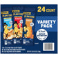 PLANTERS Peanuts & Cashews Variety Pack, 40.5 oz, 24 Count, Includes Honey Roasted Peanuts, Salted Peanuts, Salted Cashews
