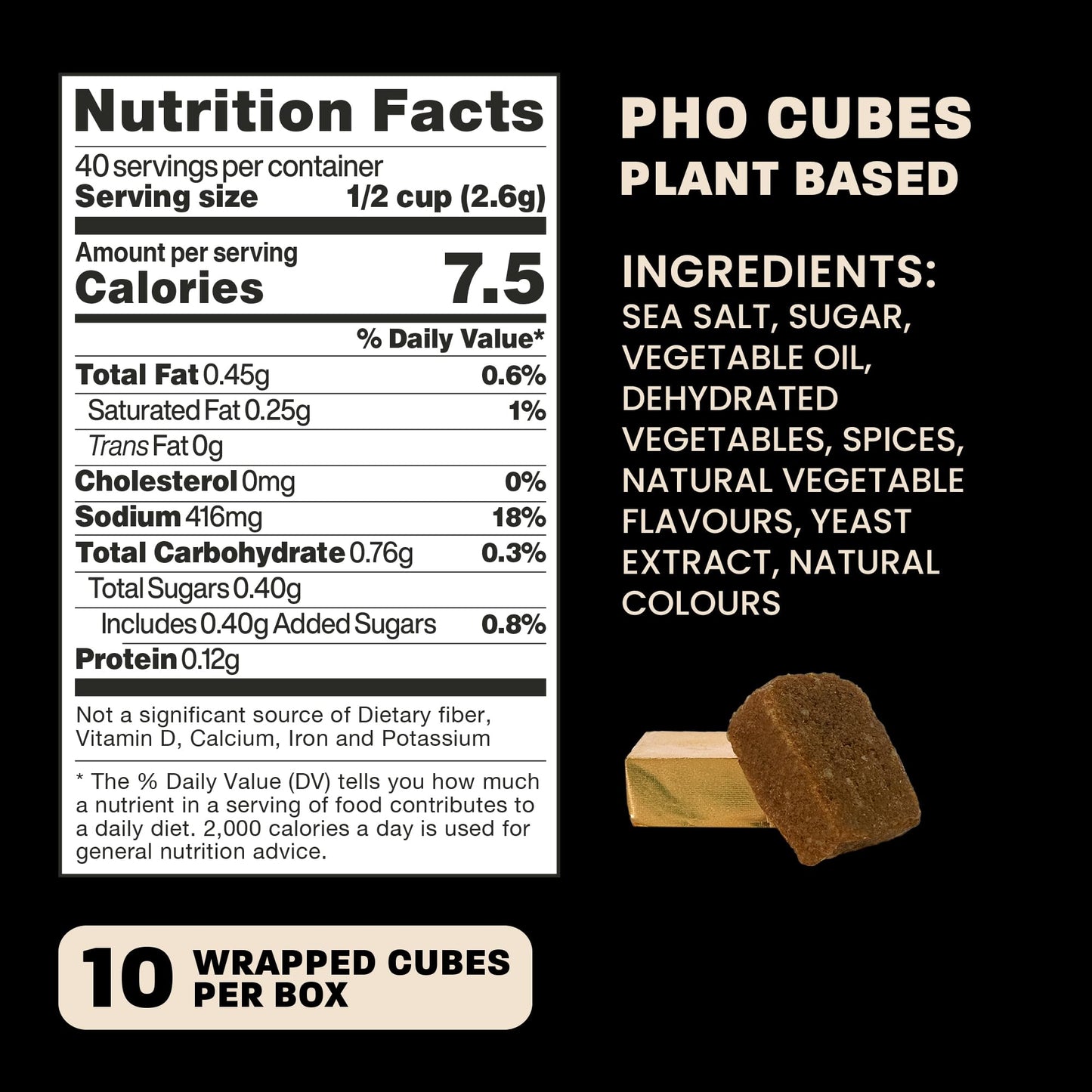 Massel Instant Pho Bouillon Broth cubes - No MSg gluten Free - Bulk Pack (6 x 105g)