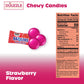 Douzzle Dazzlers Strawberry Chews, The Perfect Chew Candy (63 Count, Pack Of 1) Individually Wrapped Candies, Birthday Party Fav