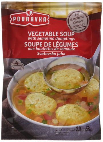 Podravka Semolina And Vegetable Dumpling Soup, 2 Ounce (Pack Of 10)