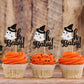 Ercadio 24 Pack Ghost Oh Baby Cupcake Toppers Glitter Halloween Baby Ghost Cupcake Picks Ghost Oh Baby Cupcake Decors For Baby S