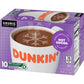 Dunkin' Milk Chocolate Hot Cocoa, 60 Keurig K-Cup Pods, 10 Count (Pack Of 6)