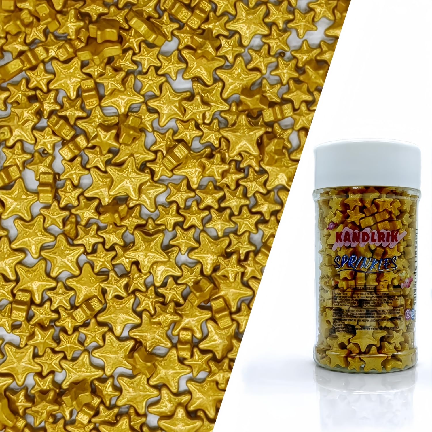 Mixed Size Gold Stars Sprinkles Edible Stars Cake Decorating Stars Cake Decorations Cupcake Toppers Cookie Decorating Perfect fo