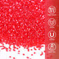 Red Sanding Sugar Sprinkles For Cake Decorating, 4.02Oz Red Edible Glitter Sprinkles For Cupcake Toppers Baking Drinks Cookie Ic