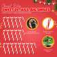 Christmas Mini Candy Canes - Red & White Peppermint Individually Wrapped for Holiday Indulgence - Bulk Christmas Candy for Kids & mature-themeds - Holiday Decorations &   200 Pack