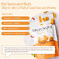 RICH NUTS Crunchy Curry Sprouted Cashews, Vegan, Paleo, Keto, Non-Roasted, 5 Oz Bag (2 Pack)