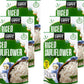 Kitchen & Love Organic Riced Cauliflower 8 oz (6 Pack) | Low Carb, Low Calorie, Healthy Rice Alternative, Vegan, Gluten Free, Re