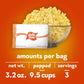 Jolly Time Healthy Pop Buttery Microwave Popcorn, Low Fat Gluten Free Non-GMO, 3oz Sharing Bag, 3 Bags Per Carton (Healthy Pop -