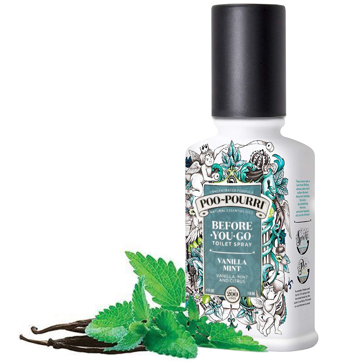 Poo-Pourri Vanilla Mint 4 Ounce - 5 Pack