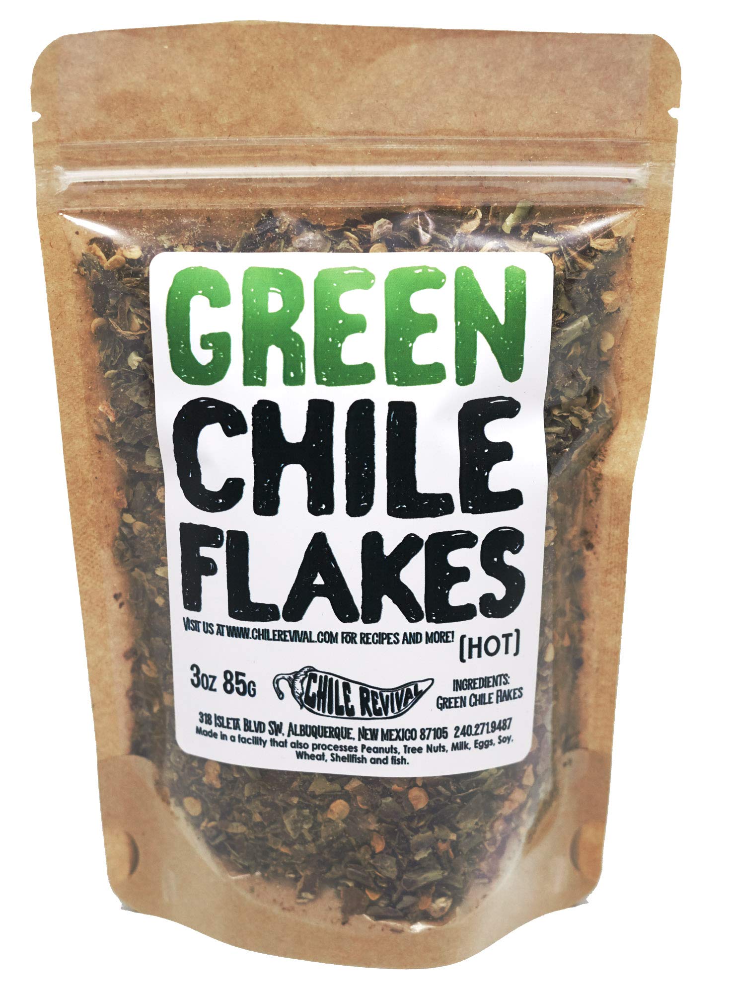 New Mexican Crushed Green Chile Flakes