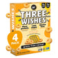 Plant-Based and Vegan Breakfast Cereal by Three Wishes - Honey, 4 Pack - More Protein and Less Sugar Snack - Gluten-Free, Grain-