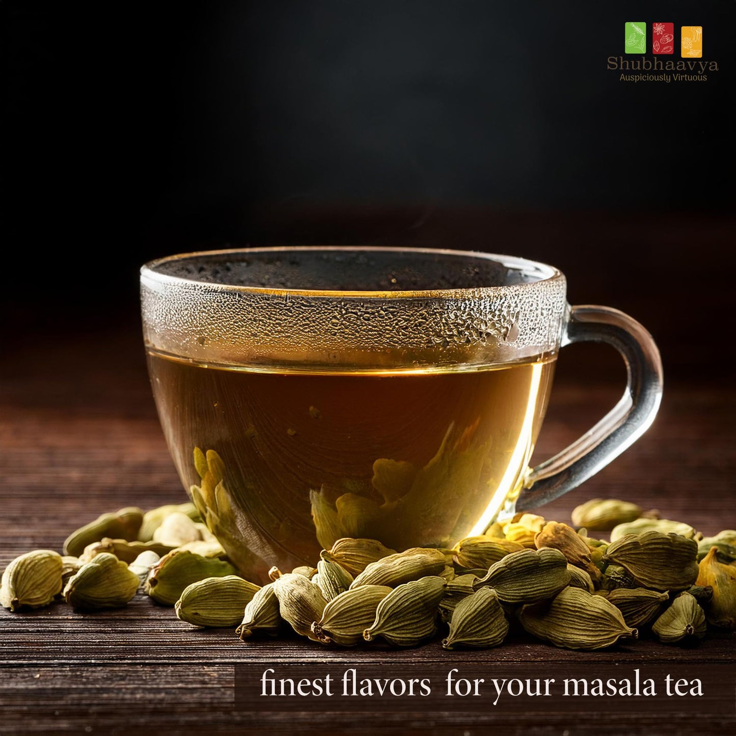 SHUBHAAVYA Premium Cardamom Pods | Authentic Indian Elaichi | 1.9oz (55g) | NON-GMO | All Natural | Gluten Free