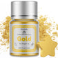 Shanlinly Edible Gold Luster Dust - Super Gold, 0.28 Ounce, Food Grade Shimmer Powder for Cakes, Desserts, and Chocolates