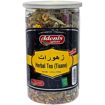 Adonis - Tisane Herbal Tea (Zhourat Blend), 3.57Oz / 100G