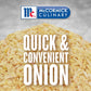McCormick Culinary Minced Onion, 17 oz - One 17 Ounce Container of Dried Minced Onion Flakes, Perfect for Soups, Sauces, Meatbal