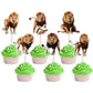 36 PCS Prairie Lion Cupcake Picks - Jungle Safari Animal Decor - Lion Cupcake Toppers - Baby Shower Birthday Party Cake Decorati