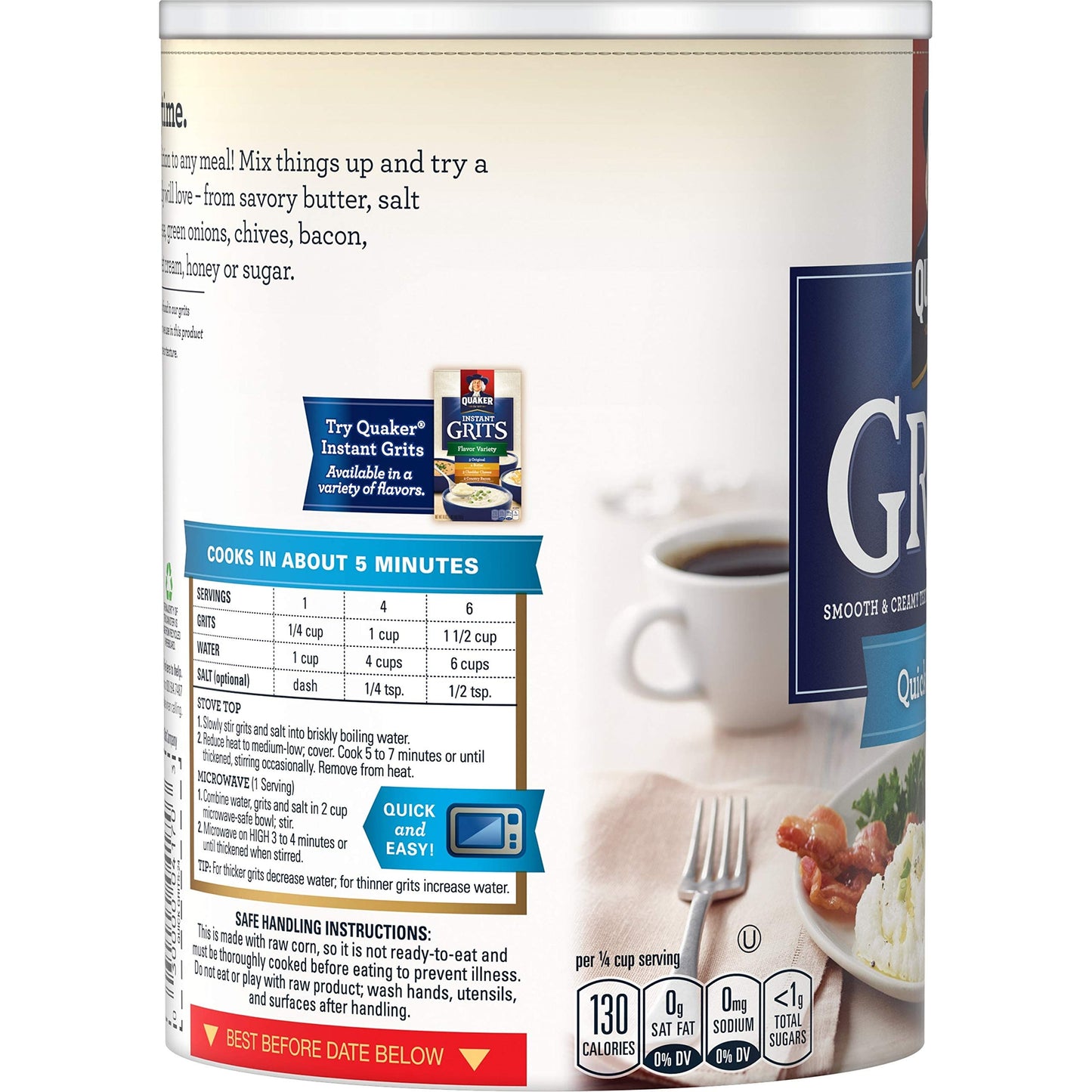 Quaker 5-Minute Grits, 24 oz